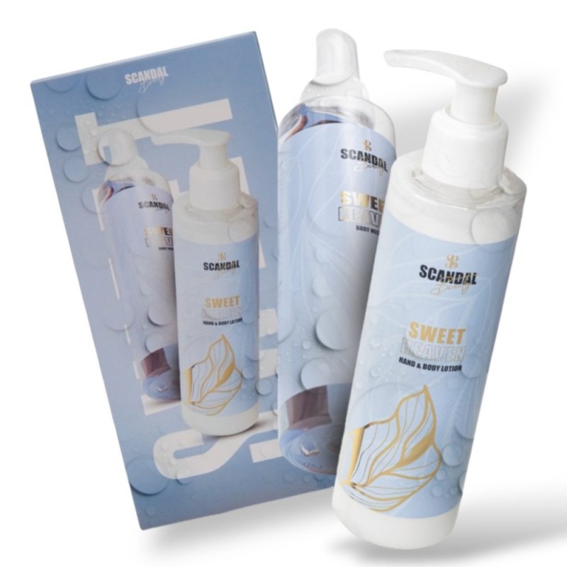 Σετ Περιποίησης Σώματος “Sweet Heaven” Scandal Beauty με Άρωμα Musk – Λοσιόν & Σπρέι (2x200ml) Σετ Περιποίησης Σώματος “Sweet Heaven” Scandal Beauty με Άρωμα Musk – Λοσιόν & Σπρέι (2x200ml)