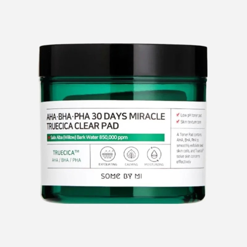 Some By Mi AHA-BHA-PHA 30 days Miracle Truecica Clear Pad 70pcs