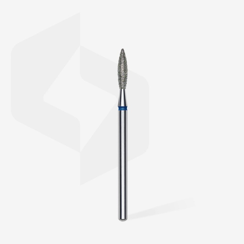 STALEKS EXPERT Διαμαντόφρεζα «φλόγα» μπλε διάμετρος 2,3 mm ενεργό τμήμα 10mm STALEKS EXPERT Διαμαντόφρεζα «φλόγα» μπλε διάμετρος 2,3 mm ενεργό τμήμα 10mm