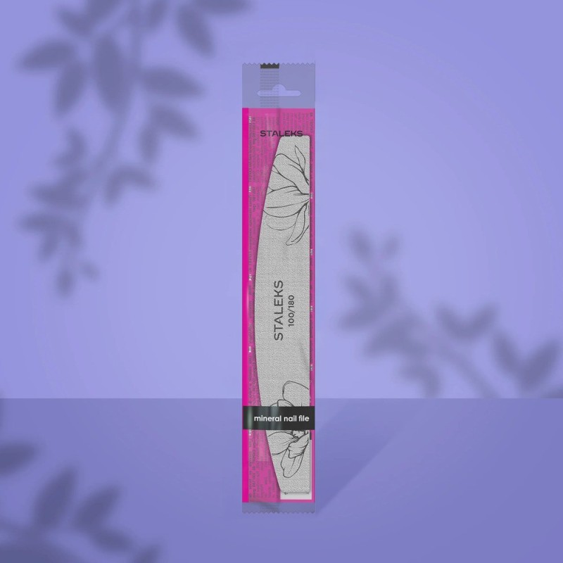 STALEKS EXPERT 40 Μεταλλική Λίμα  Ημισέληνος, 100/180 grit