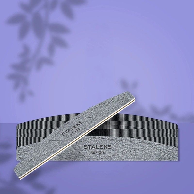 STALEKS SMART 40 Μεταλλική Λίμα Νυχιών Ημισέληνος 80/100 grit 25 τεμ STALEKS SMART 40 Μεταλλική Λίμα Νυχιών Ημισέληνος 80/100 grit 25 τεμ