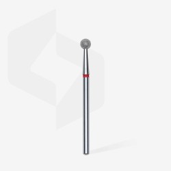 STALEKS EXPERT Διαμαντόφρεζα μπίλια Κόκκινη, διάμετρος 4 mm