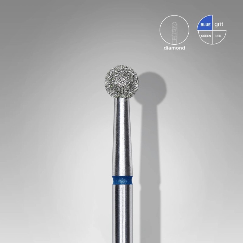 STALEKS EXPERT Διαμαντόφρεζα μπίλια μπλε, διάμετρος 4 mm