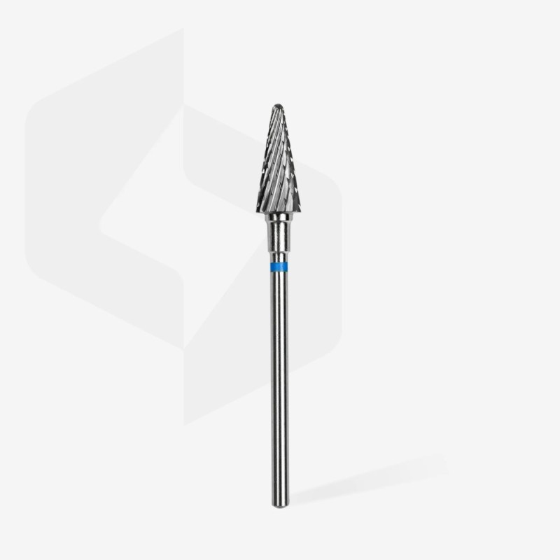 STALEKS EXPERT Φρέζα Καρβιδίου κώνος μπλε, διάμετρος 6 mm, ενεργό τμήμα 14 mm