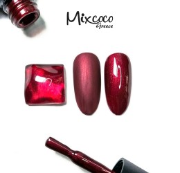 Ημιμόνιμο Βερνίκι Mixcoco DMC-721 15ml Μεταλλικό Κόκκινο