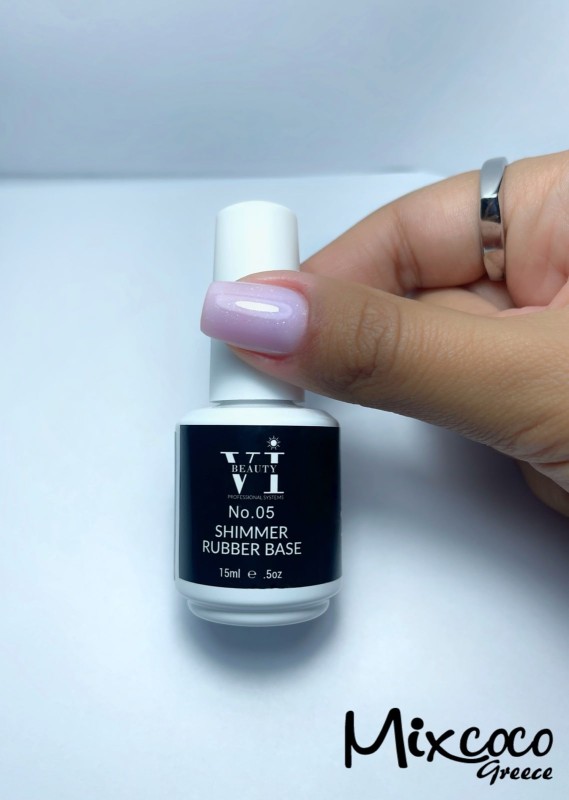 Rubber Base 05 Shimmer Light Purple Beauty VI 15ml