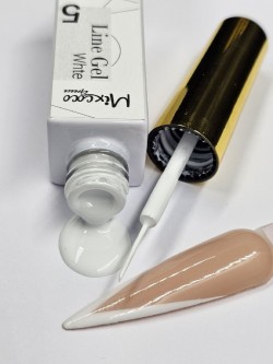 Ημιμόνιμο Βερνίκι Mixcoco LINE GEL 05 White 12ml