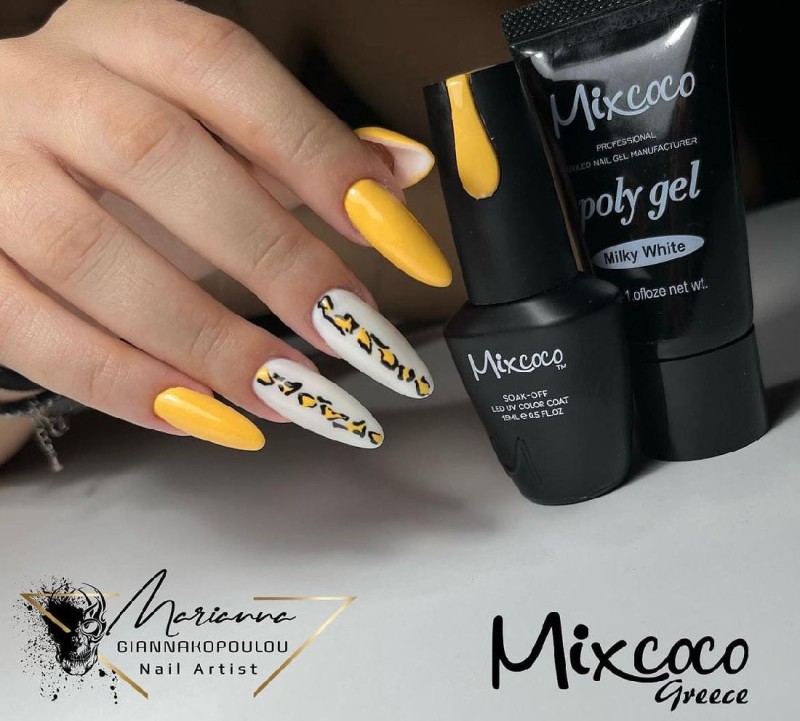 Ημιμόνιμο Βερνίκι Mixcoco Milky White French Manicure 15ml