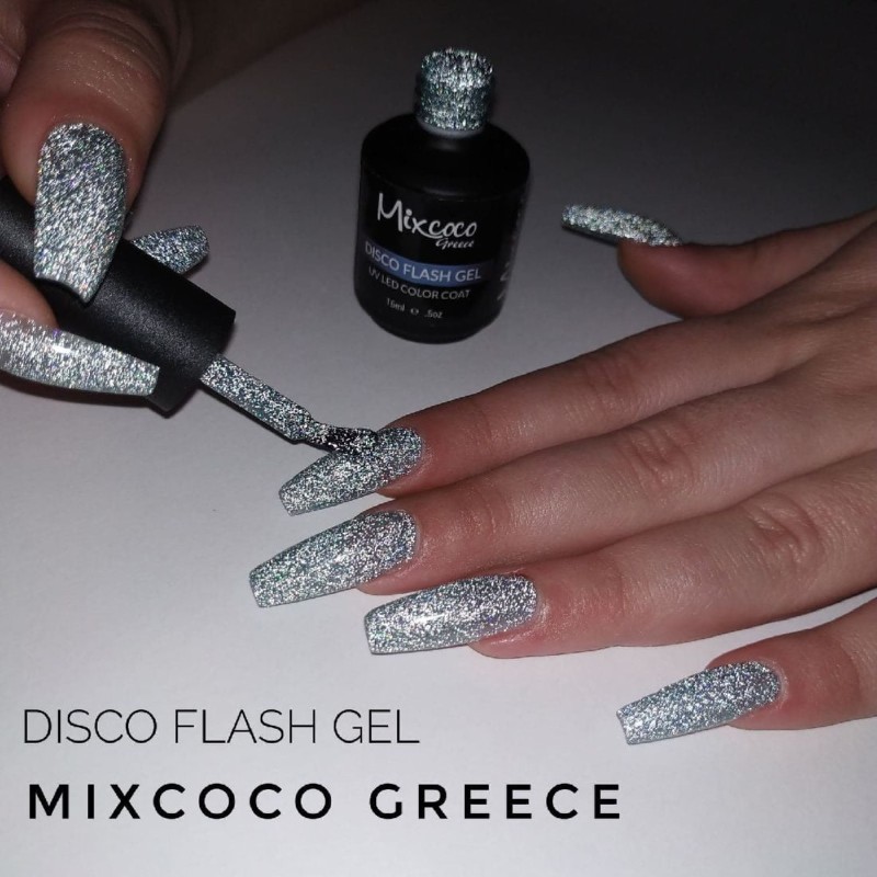 Ημιμόνιμο Βερνίκι Mixcoco DISCO FLASH GEL 04 15ml