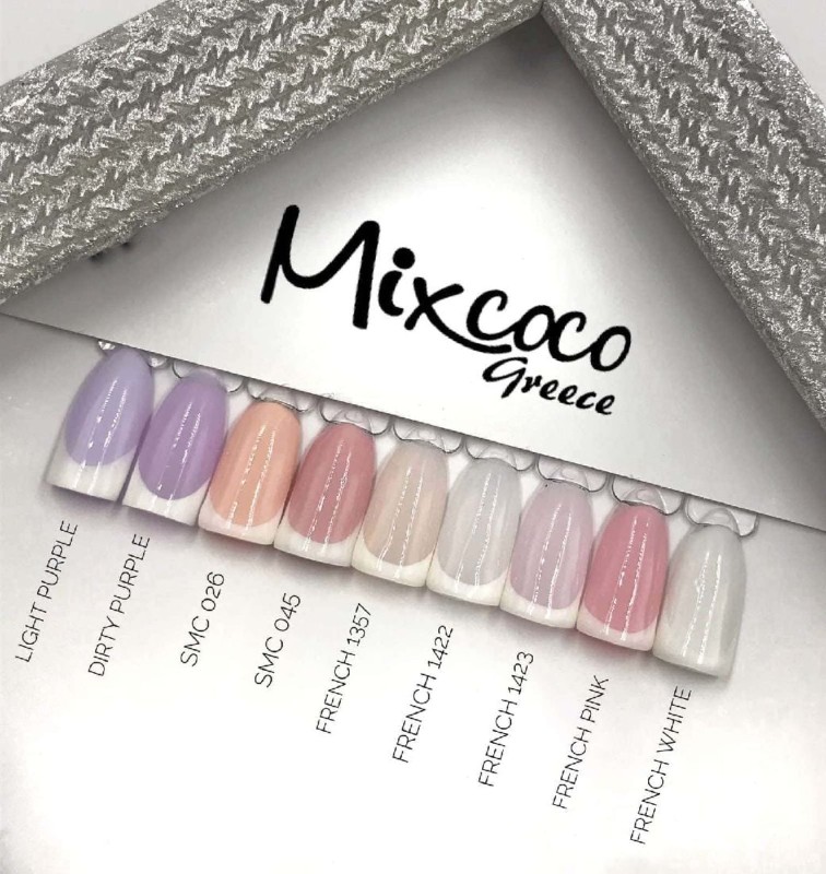 Ημιμόνιμο Βερνίκι Mixcoco Milky White French Manicure 15ml