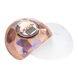 Λάμπα Πολυμερισμού Νυχιών Smart 2.0 Mirror F6 86 Watt 39 Led Rose Gold