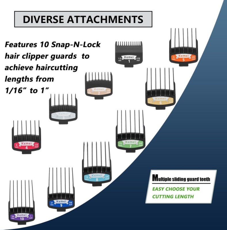 Επαγγελματική Επαναφορτιζόμενη Κουρευτική Μηχανή 9000RPM KEMEI KM 1858 Επαγγελματική Επαναφορτιζόμενη Κουρευτική Μηχανή 9000RPM KEMEI KM 1858