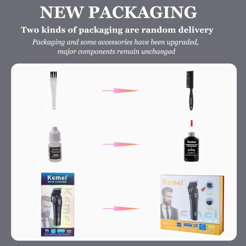 Επαγγελματική Επαναφορτιζόμενη Κουρευτική Μηχανή 9000RPM KEMEI KM 1858 Επαγγελματική Επαναφορτιζόμενη Κουρευτική Μηχανή 9000RPM KEMEI KM 1858