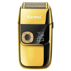 Επαναφορτιζόμενη Ξυριστική Μηχανή Προσώπου Kemei KM-2028 Gold