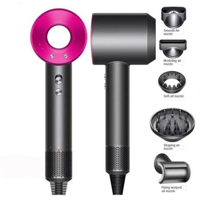 Πιστολάκι Μαλλιών Leafless Hair Dryer με 5 Διαφορετικά Εξαρτήματα