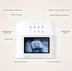 O’ NAIL AI λάμπα πολυμερισμού White