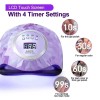 Επαγγελματική Λάμπα Νυχιών SUN Y13 MAX 248 watt 60 led Purple