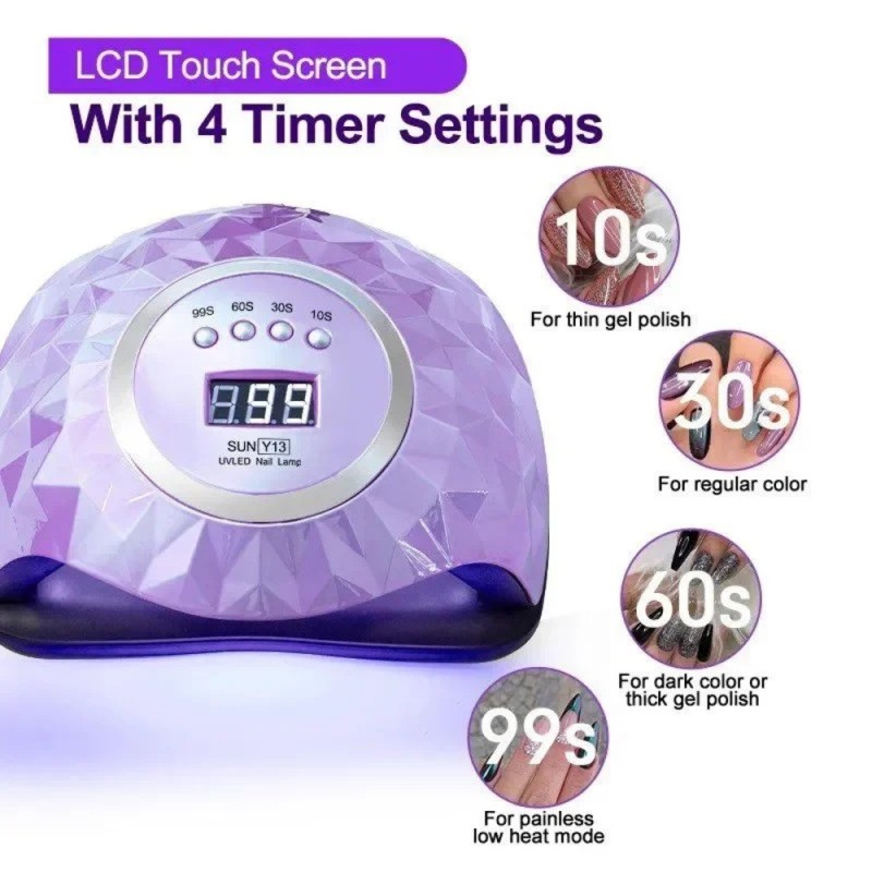 Επαγγελματική Λάμπα Νυχιών SUN Y13 MAX 248 watt 60 led Purple