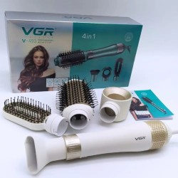 Ηλεκτρική Βούρτσα Μαλλιών με Αέρα 1000W VGR-493 Ασημί Hot Air Styler