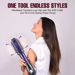 Ηλεκτρική Βούρτσα με Αέρα 8 in 1 Hot Air Styler 1000W VGR 488 Ηλεκτρική Βούρτσα με Αέρα 8 in 1 Hot Air Styler 1000W VGR 488