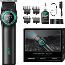 Πανίσχυρη Επαγγελματική Επαναφορτιζόμενη Κουρευτική Μηχανή 6000-8000RPM VGR V-977