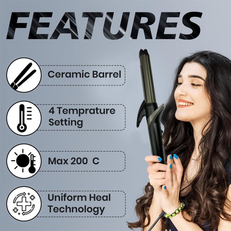 Ψαλίδι Μαλλιών για Μπούκλες 16/25mm 2 in 1 VGR V-571 Ψαλίδι Μαλλιών για Μπούκλες 16/25mm 2 in 1 VGR V-571