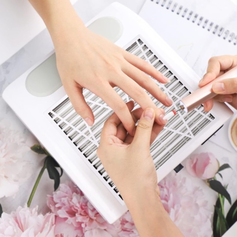 Επαγγελματικός Απορροφητήρας Μανικιούρ BQ858-8 80W White