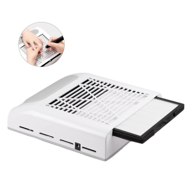 Επαγγελματικός Απορροφητήρας Μανικιούρ BQ858-8 80W White