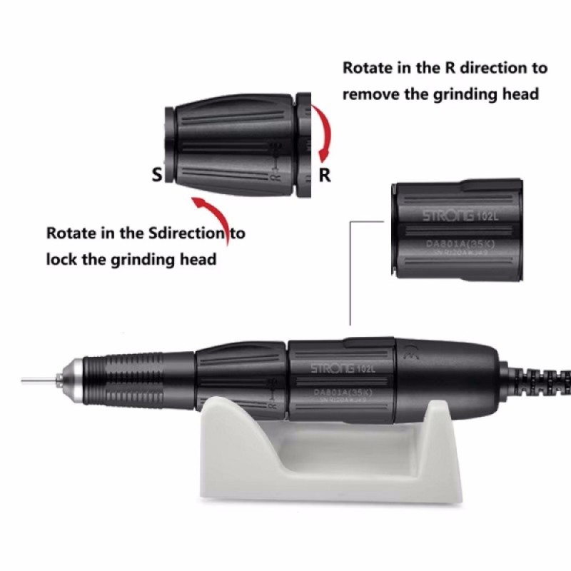 Επαγγελματικός Τροχός Νυχιών STRONG 209K  Μανικιούρ-Πεντικιούρ 45000rpm 65W