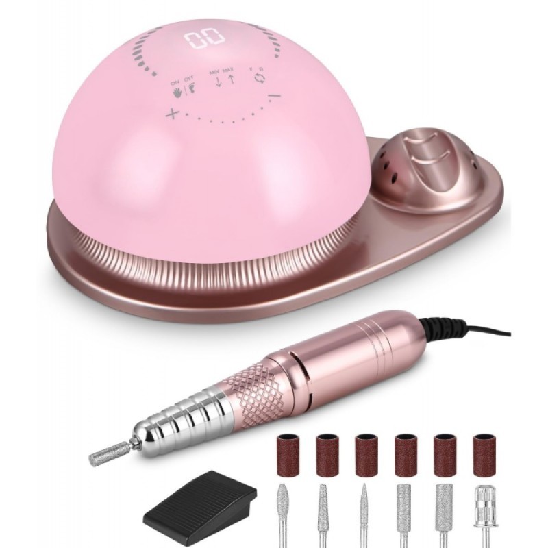 Επαγγελματικός Τροχός νυχιών SML M21  Μανικιούρ-Πεντικιούρ 50000rpm 68W Pink