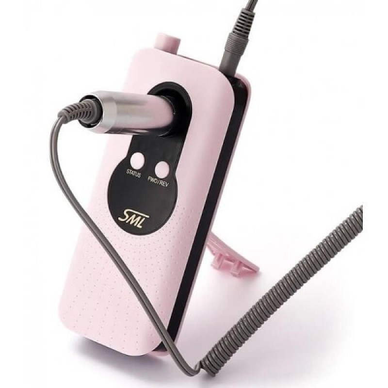 Επαναφορτιζόμενος φορητός τροχός νυχιών 35.000rpm 30Watt SML M6 Pink