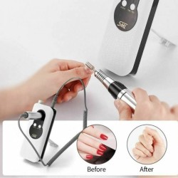 Επαναφορτιζόμενος φορητός τροχός νυχιών 35.000rpm 30Watt SML M6 White Επαναφορτιζόμενος φορητός τροχός νυχιών 35.000rpm 30Watt SML M6 White