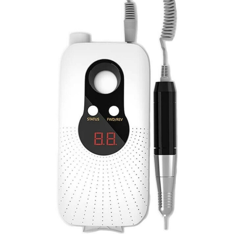 Επαναφορτιζόμενος φορητός τροχός νυχιών 35.000rpm 30Watt SML M6 White