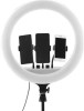 RL-18 Ring Light 45cm 18'' 2700 - 6500K με Τρίποδο Δαπέδου και Βάση για Κινητό RL-18 Ring Light 45cm 18'' 2700 - 6500K με Τρίποδο Δαπέδου και Βάση για Κινητό