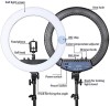 RL-18 Ring Light 45cm 18'' 2700 - 6500K με Τρίποδο Δαπέδου και Βάση για Κινητό RL-18 Ring Light 45cm 18'' 2700 - 6500K με Τρίποδο Δαπέδου και Βάση για Κινητό