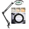 Μεγεθυντικός Φακός Φωτιστικό με 72 Led 11CM με σφικτήρα Γραφείου