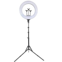 RL-18 Ring Light 45cm 18'' 2700 - 6500K με Τρίποδο Δαπέδου και Βάση για Κινητό RL-18 Ring Light 45cm 18'' 2700 - 6500K με Τρίποδο Δαπέδου και Βάση για Κινητό