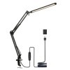 Φωτιστικό Γραφείου LED με Σπαστό Βραχίονα και Σφικτήρα Γραφείου 12 Watt Μαύρο