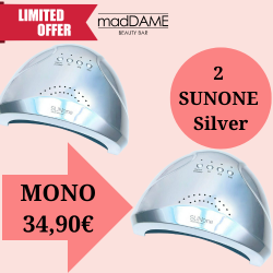 ΠΡΟΣΦΟΡΑ 2 Επαγγελματικες Λάμπες Νυχιών SUNONE Silver 48 watt 30 led Προσφορά 2 Τεμάχια