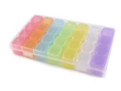 Κουτί Οργάνωσης για Stras και Διακοσμητικά νυχιών 28 Θέσεων 