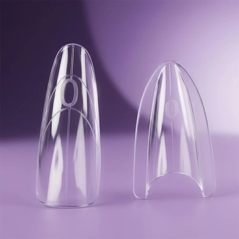Sandwich Nail Dual Forms Almond 240pcs
