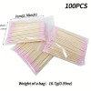 Ξυλάκια νυχιών Cotton Sticks διπλής Οψης 100 τμχ