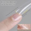 Sandwich Nail Dual Forms Almond 240pcs