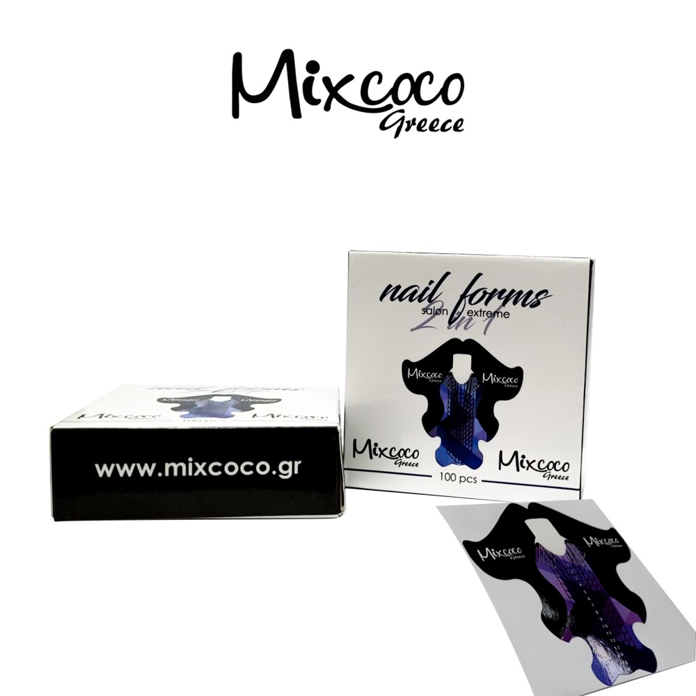 Φόρμες χτισίματος Salon Nails-Stiletto Mixcoco 100τμχ-madDAME
