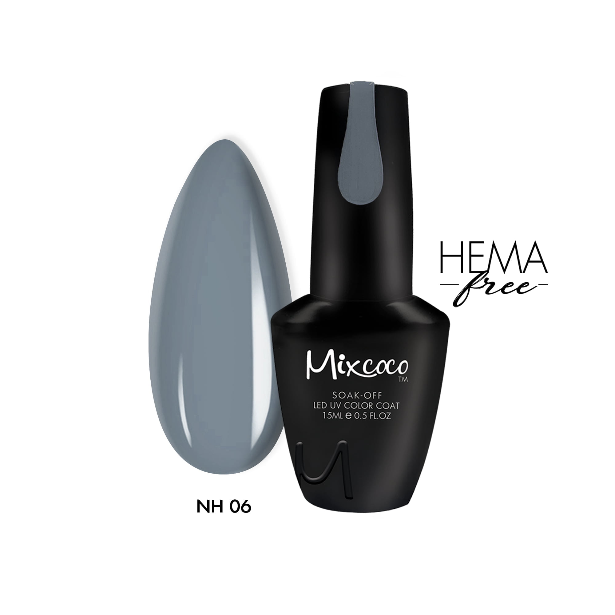 Ημιμόνιμο Βερνίκι Mixcoco NH 06 15ml-madDAME